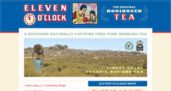 Desktop Screenshot of elevenoclocktea.com